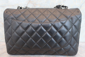 CHANEL/シャネル 中マトラッセシングルフラップチェーンショルダーバッグ ラムスキン ブラック/シルバー金具 ショルダーバッグ 700090027
