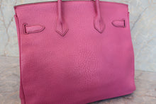 画像をギャラリービューアに読み込む, HERMES／エルメス オータクロア28 シェーブル フューシャピンク □J刻印 ハンドバッグ 700070079
