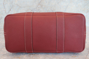 HERMES／エルメス ガーデンパーティPM ネゴンダ ルージュアッシュ □O刻印 トートバッグ 700100057