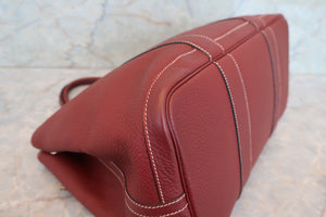 HERMES／エルメス ガーデンパーティPM ネゴンダ ルージュアッシュ □O刻印 トートバッグ 700100057