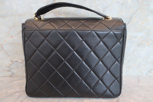 CHANEL/シャネル マトラッセチェーンショルダーバッグ ラムスキン ブラック/ゴールド金具 ショルダーバッグ 700070273