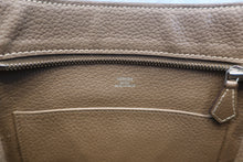 将图片加载到图库查看器，HERMES／GOOD NEWS PM Clemence leather Etoupe gray □N刻印 Shoulder bag 600110163
