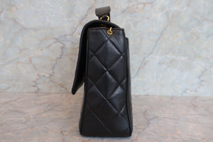 CHANEL/シャネル マトラッセチェーンショルダーバッグ ラムスキン ブラック/ゴールド金具 ショルダーバッグ 700070273