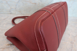 HERMES／エルメス ガーデンパーティPM ネゴンダ ルージュアッシュ □O刻印 トートバッグ 700100057