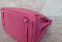 画像をギャラリービューアに読み込む, HERMES／エルメス オータクロア28 シェーブル フューシャピンク □J刻印 ハンドバッグ 700070079

