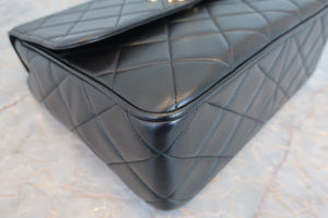 CHANEL/シャネル マトラッセチェーンショルダーバッグ ラムスキン ブラック/ゴールド金具 ショルダーバッグ 700070273