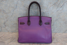 将图片加载到图库查看器，HERMES BIRKIN30 Personal order Chevre myzore goatskim Pink/Raisin/Parme □P刻印Hand bag 600100064
