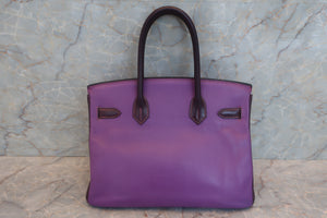 HERMES BIRKIN30 Personal order Chevre myzore goatskim Pink/Raisin/Parme □P刻印Hand bag 600100064