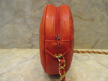 Load image into Gallery viewer, CHANEL CC mark chain shoulder bag Lambskin Red/Gold hadware Shoulder bag 400040015
