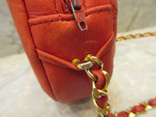 Load image into Gallery viewer, CHANEL CC mark chain shoulder bag Lambskin Red/Gold hadware Shoulder bag 400040015
