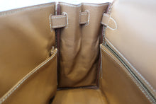 将图片加载到图库查看器，HERMES KELLY 28 Gulliver leather Natural 〇W刻印 Shoulder bag 500030154
