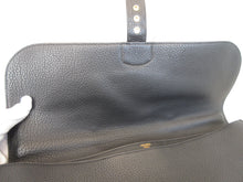 将图片加载到图库查看器，HERMES SAC A DEPECHE 41 Fjord leather Black □F刻印 Hand bag 400010034
