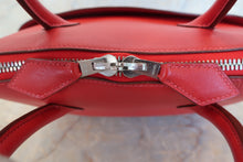 将图片加载到图库查看器，HERMES　BOLIDE 1923 Swift leather Rouge garance □I刻印 Hand bag 500020142
