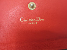將圖片載入圖庫檢視器 Christian Dior/クリスチャンディオール Wホック財布  レザー  ネイビー/レッド  短財布  300010059
