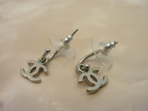  ＣＨＡＮＥＬ CC mark Earring  Silver plate  Silver  Earring 300010012