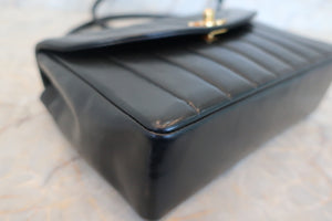 CHANEL Mademoiselle Single flap shoulder bag Lambskin Black/Gold hadware Shoulder bag 500020247