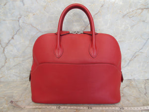 HERMES　BOLIDE1923 Swift leather Rouge vif □I刻印 Hand bag 400010204