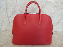 Load image into Gallery viewer, HERMES　BOLIDE1923 Swift leather Rouge vif □I Engraving Hand bag 400010204
