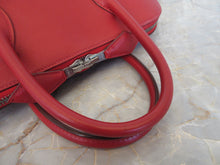 将图片加载到图库查看器，HERMES　BOLIDE1923 Swift leather Rouge vif □I刻印 Hand bag 400010204
