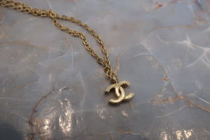 CHANEL CC mark necklace Gold plate Gold Necklace 500020218 –  BRANDSHOP-RESHINE