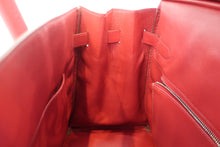 Load image into Gallery viewer, HERMES BIRKIN 35 Vibrato/Box carf leather Rouge garance □K Engraving Hand bag 500010102
