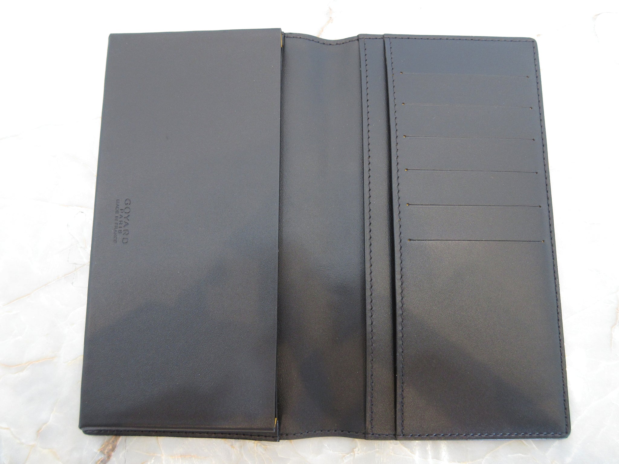Goyard Richelieu Foldable Long Wallet Black Pre-owned From Japan