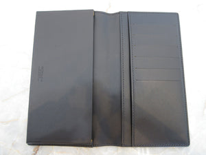 GOYARD Richelieu Bifold Long Wallet Coated Canvas Black Wallet 40010164