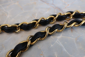 CHANEL V-Stitch single flap chain shoulder bag Caviar skin Black/Gold hadware Shoulder bag 500030056