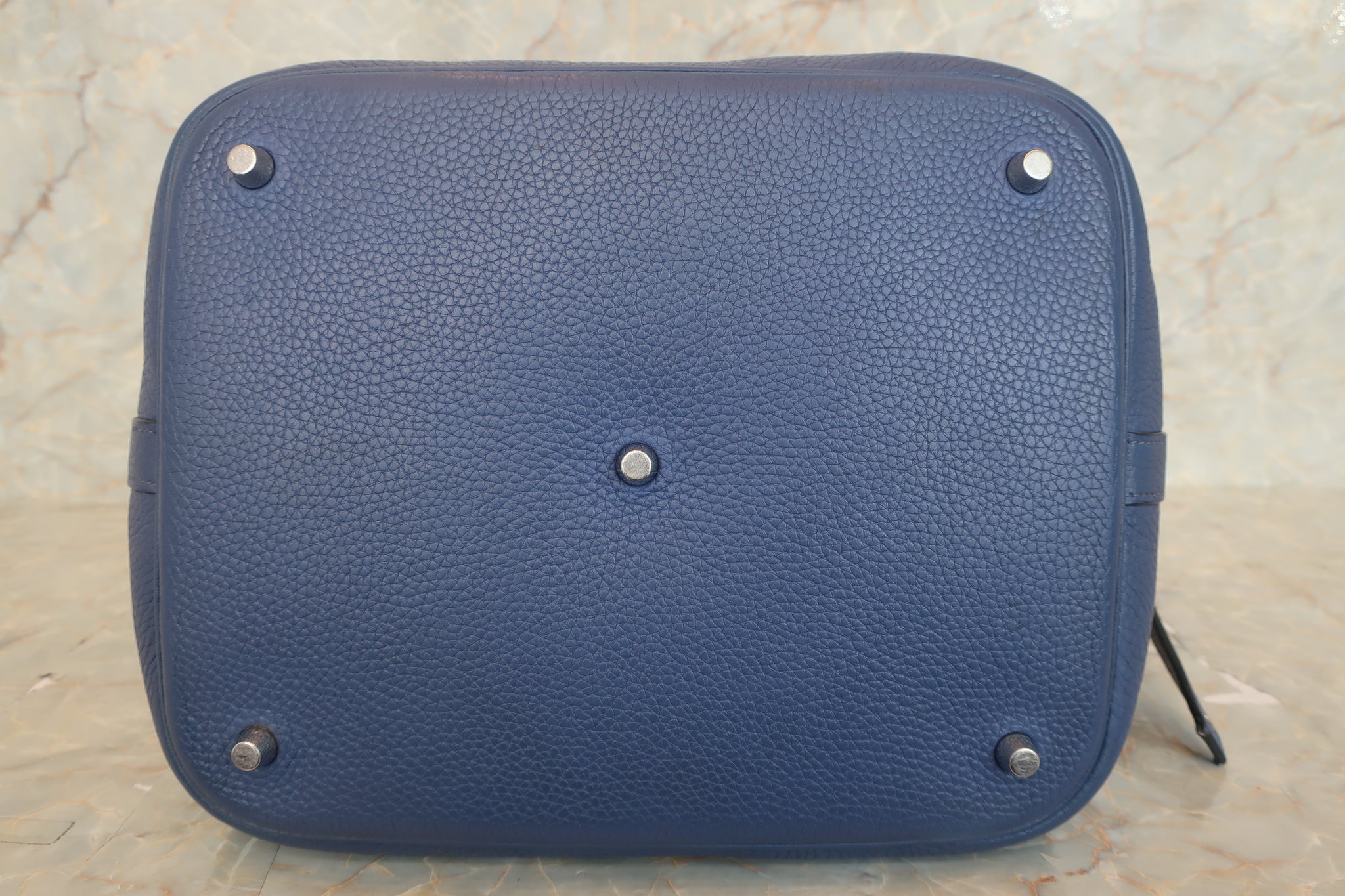 HERMES PICOTIN LOCK GM Clemence leather Blue Agate C Engraving Hand ba –  BRANDSHOP-RESHINE