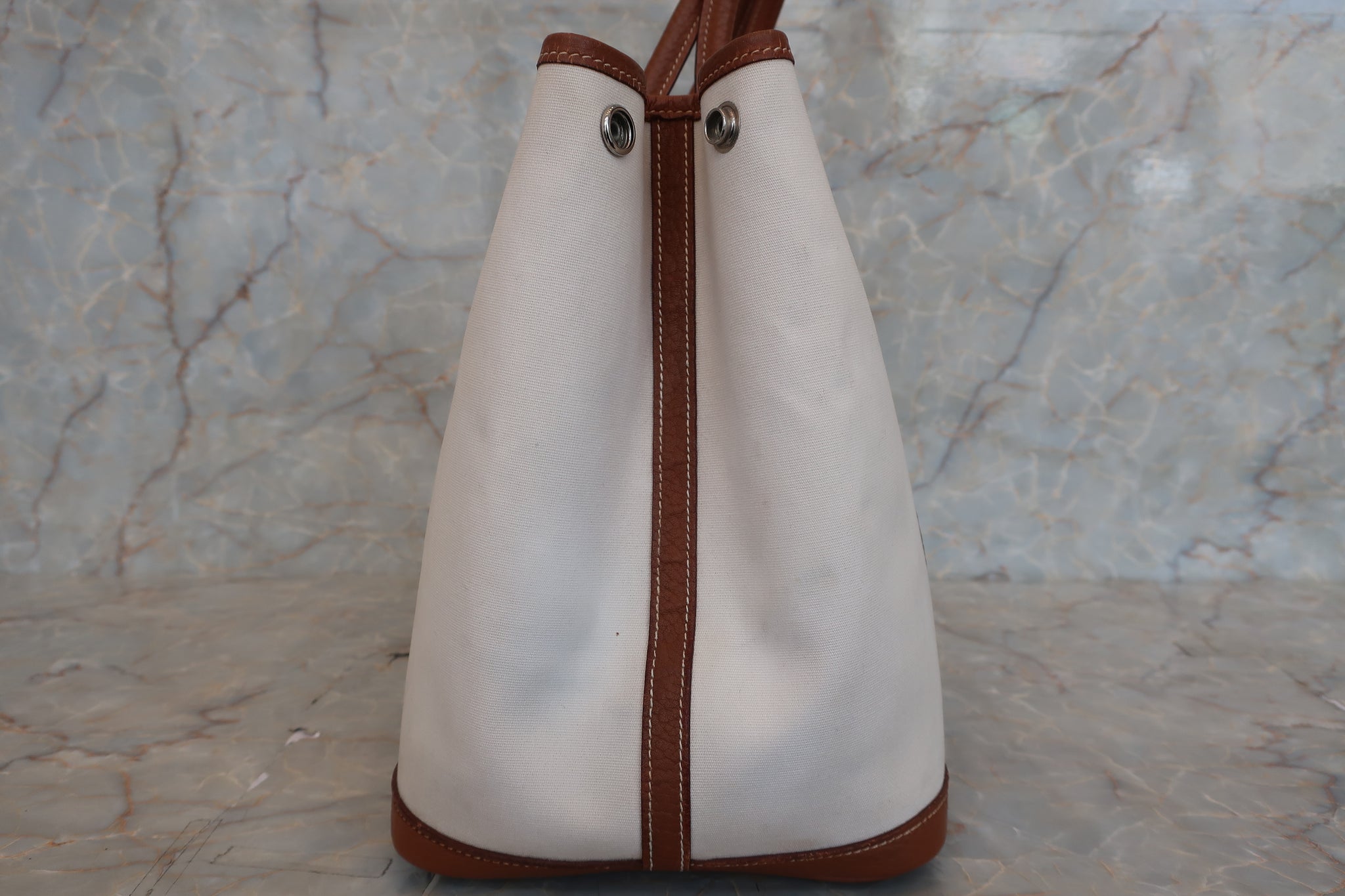 Hermes Garden Party Medium Leather Shoulder Bag