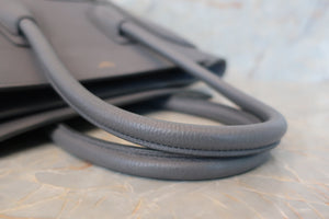 CELINE LUGGAGE MICRO SHOPPER Leather Kohl Tote bag 400120181