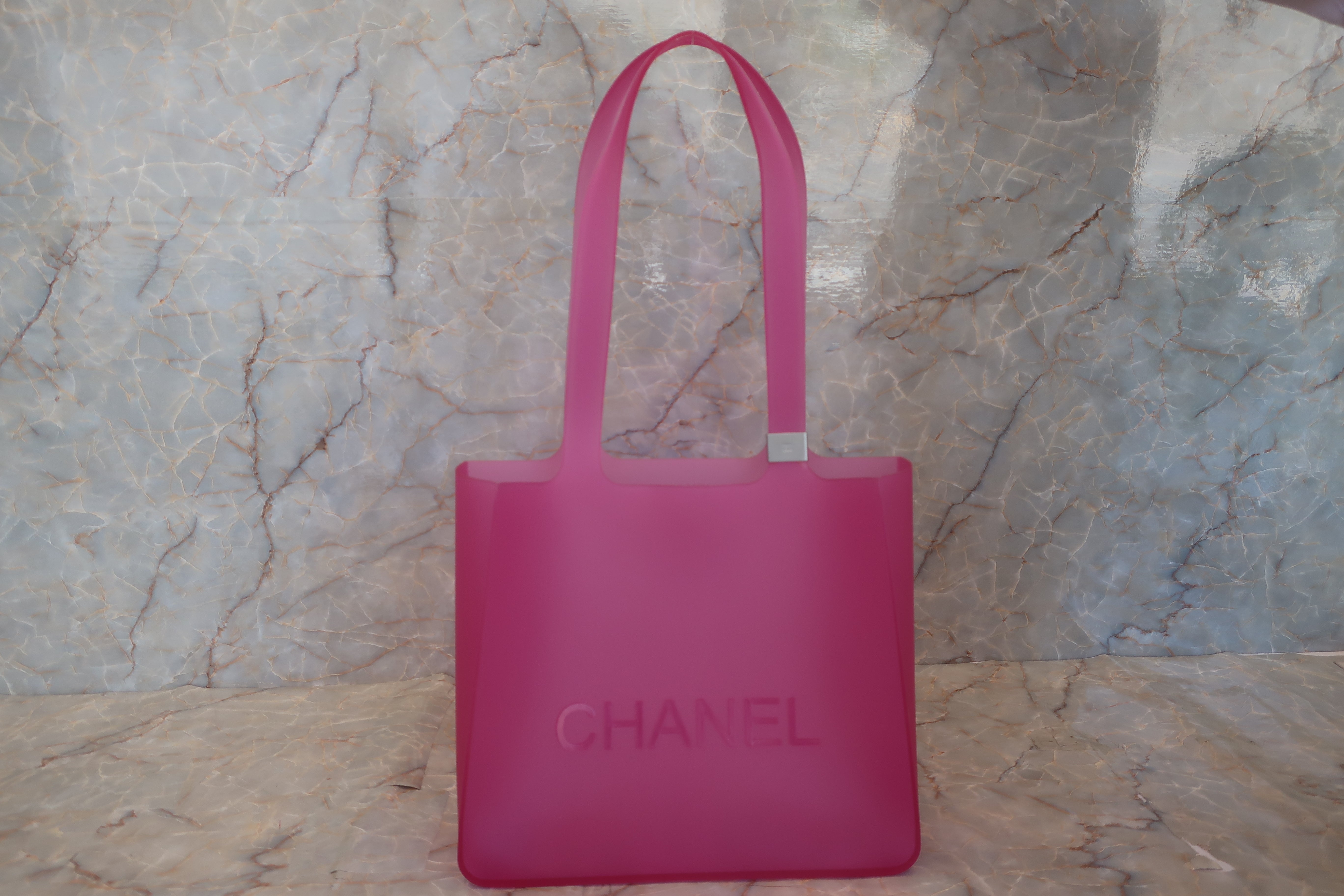 CHANEL Logo tote bag Rubber Pink Tote bag 400060108 – BRANDSHOP