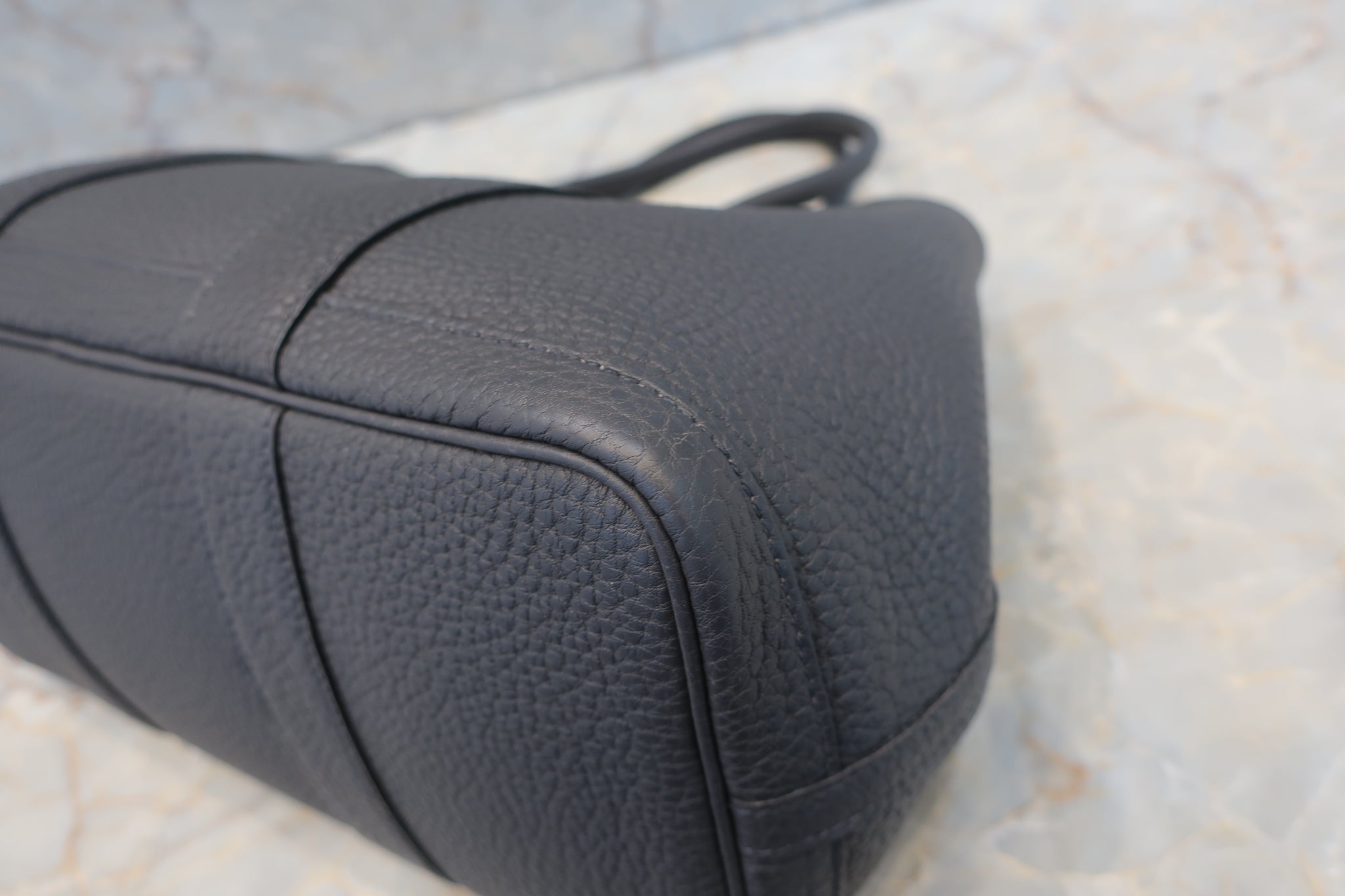 HERMES GARDEN PARTY PM Negonda leather Graphite □N Engraving Tote bag –  BRANDSHOP-RESHINE