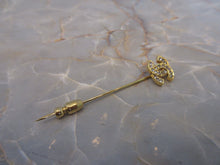 Load image into Gallery viewer, CHANEL Rhinestone CC mark pin brooch Gold plate Gold Brooch 400040031
