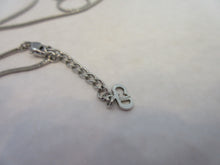 Load image into Gallery viewer, Christian Dior Logo Necklace  Silver plated  Silver  Necklace  31030094
