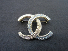 Load image into Gallery viewer, ＣＨＡＮＥＬ CC mark Brooch  Gold plate  Gold/Blue /White  Ｂ18Ｃ Brooch 20080078
