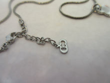 Load image into Gallery viewer, Christian　Dior Logo Necklace  Silver plated  Silver  Necklace  31030100
