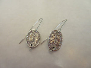 Christian　Dior Logo Earring  Silver plated  Silver  Earring  20070123