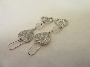 Christian　Dior Logo Earring  Silver plated  Silver  Earring  20070122