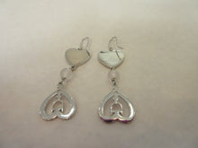 Load image into Gallery viewer, Christian　Dior Logo Earring  Silver plated  Silver  Earring  20070122
