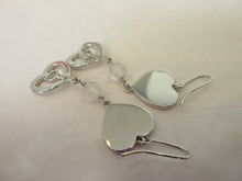 Load image into Gallery viewer, Christian　Dior Logo Earring  Silver plated  Silver  Earring  20070122
